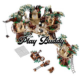 Star Wars Ewok Village Building Blocks 1990PCS (10236) ABS Kit w/ 16x Figures Ewok Village Building Blocks